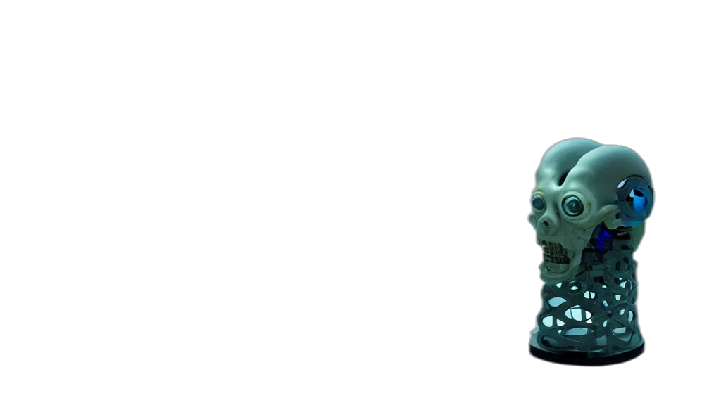 robot, mask, face, crown transparent PNG cut-out