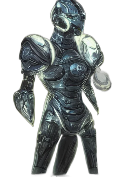 robot, staff, weapon, concept art, 3d render, fantasy art, comic book art, outer space transparent PNG cut-out
