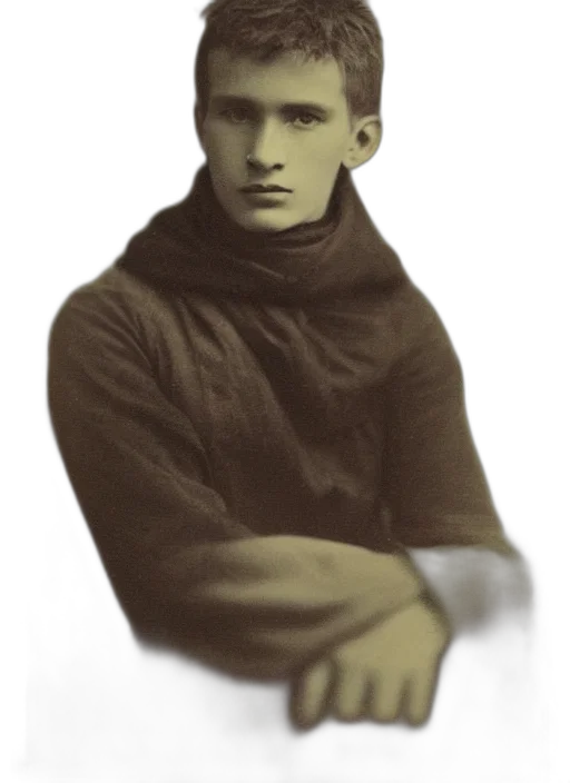 face, staff, jacket, hat transparent PNG cut-out