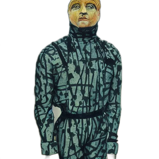 jacket, dress, face, mask transparent PNG cut-out