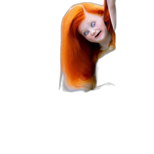 hair, dress, creature, animal, 3d render, photorealistic, concept art, anime transparent PNG cut-out