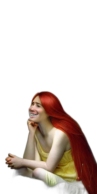 hair, face, creature, dress, photorealistic, concept art, 3d render, fantasy art transparent PNG cut-out