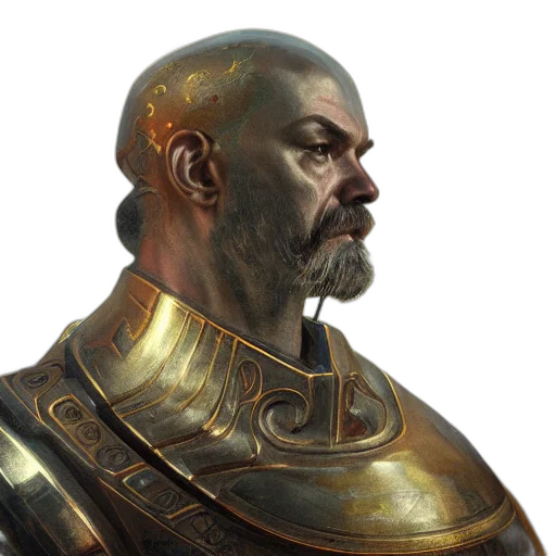 face, staff, sword, crown transparent PNG cut-out