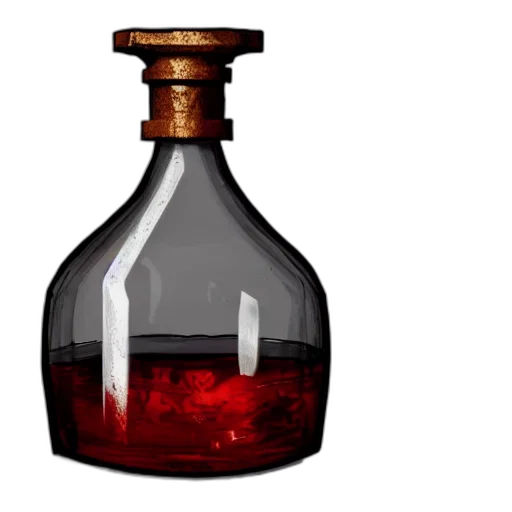 bottle, weapon, crown, concept art transparent PNG cut-out