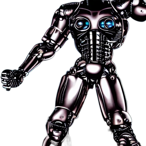 robot, creature, animal, comic book art, concept art, 3d render, cyberpunk, super transparent PNG cut-out