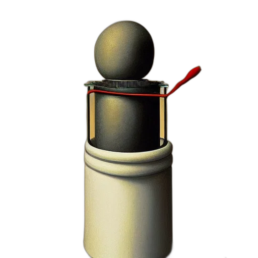 robot, bottle, staff, weapon transparent PNG cut-out