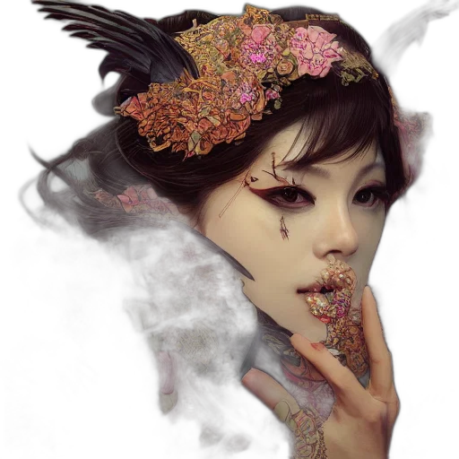 mask, face, crown, dragon transparent PNG cut-out
