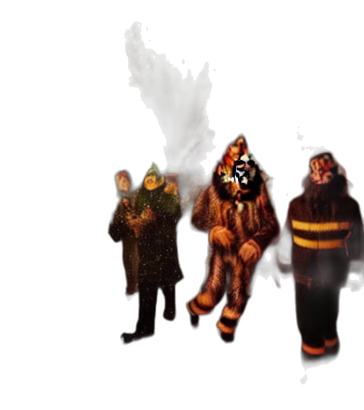 staff, mask, jacket, concept art transparent PNG cut-out