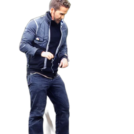 jacket, ryan, reynolds, fishing, pier, vancouver transparent PNG cut-out