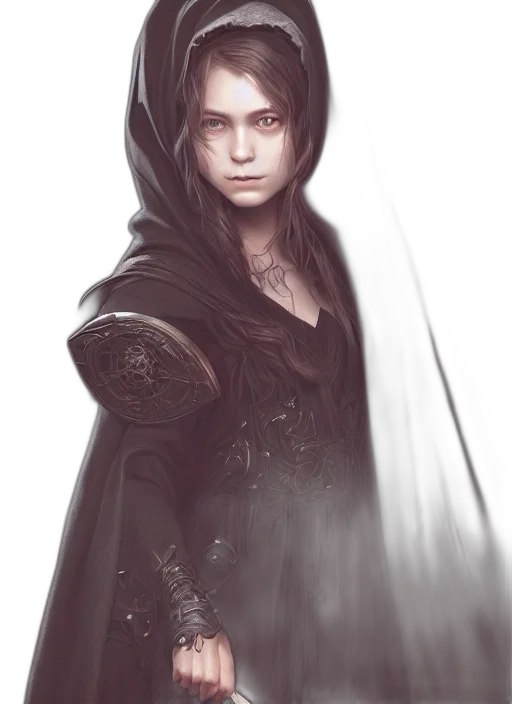 face, sword, dragon, dress transparent PNG cut-out