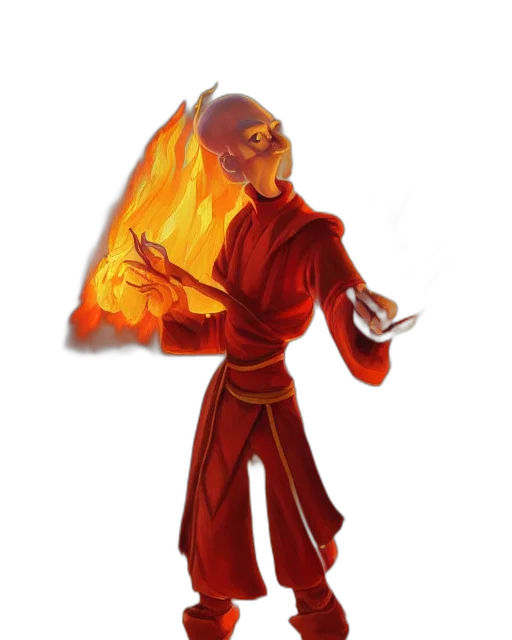 staff, concept art, fantasy art, pixel art, 3d render, fire, red, squidward transparent PNG cut-out