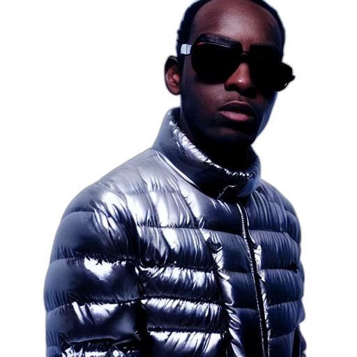 jacket, staff, photo, black transparent PNG cut-out