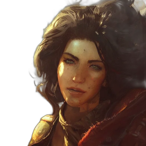 face, dragon, crown, staff transparent PNG cut-out