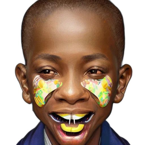 face, mask, photorealistic, concept art, cartoon, 3d render, colourful, upper transparent PNG cut-out