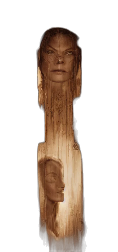 staff, face, sword, weapon transparent PNG cut-out
