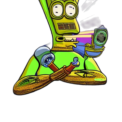 robot, staff, jewelry, weapon transparent PNG cut-out