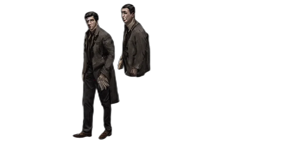 jacket, concept art, comic book art, 3d render transparent PNG cut-out