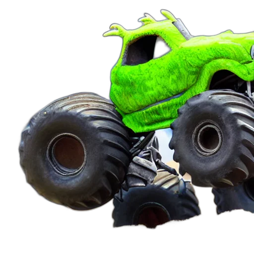 car, animal, creature, weapon, 3d render, concept art, photorealistic, shrek transparent PNG cut-out