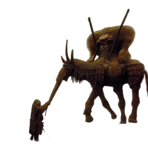 creature, dragon, animal, staff transparent PNG cut-out