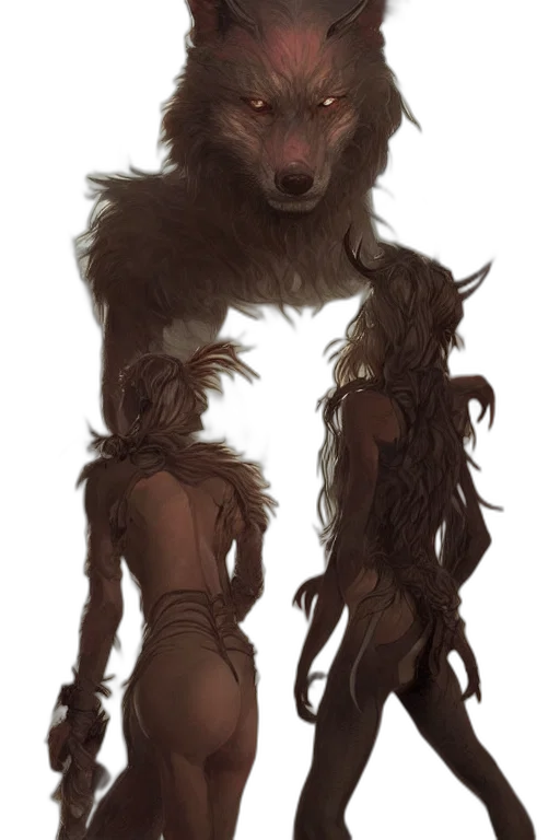 creature, animal, hair, mask transparent PNG cut-out
