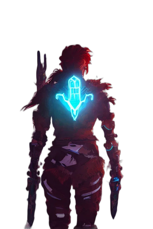 sword, weapon, jacket, staff, cyberpunk, concept art, pixel art, fantasy art transparent PNG cut-out