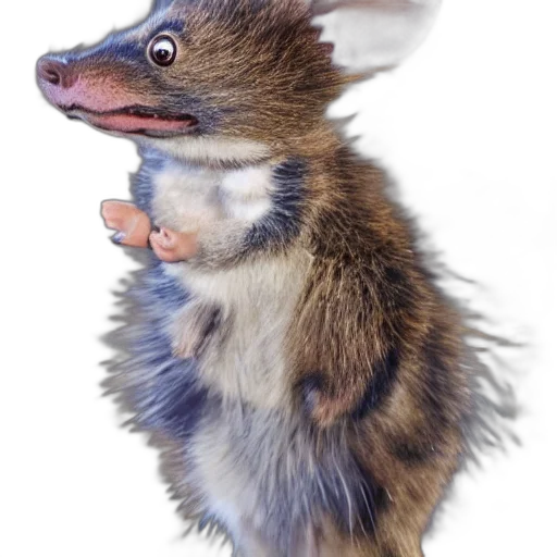 animal, creature, dragon, staff, photorealistic, 3d render, concept art, goofy transparent PNG cut-out