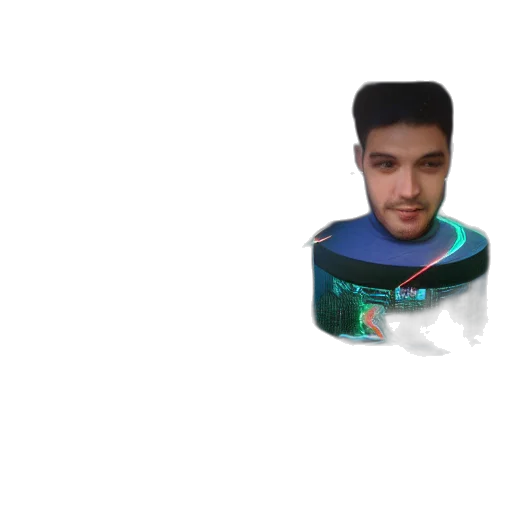 face, robot, creature, weapon transparent PNG cut-out
