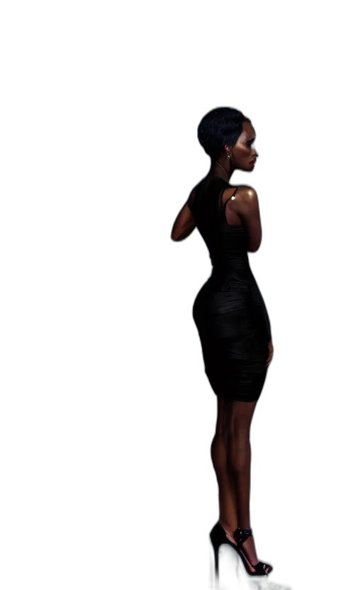 dress, 3d render, concept art, photorealistic transparent PNG cut-out