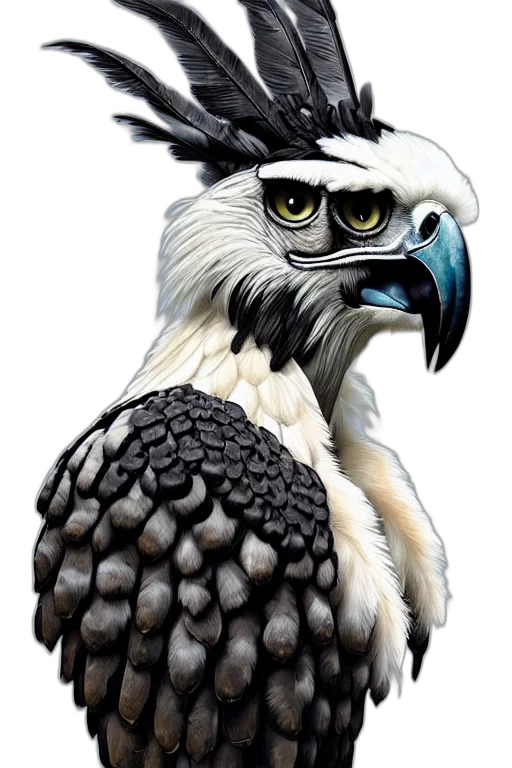 animal, creature, staff, face, photorealistic, concept art, fantasy art, 3d render transparent PNG cut-out