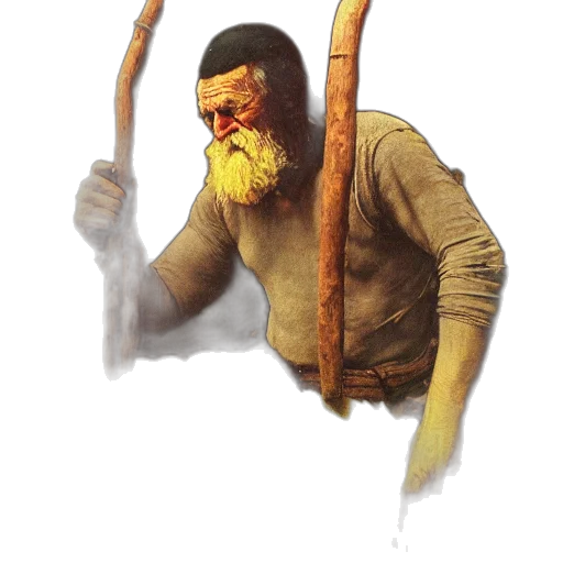 staff, mask, creature, sword transparent PNG cut-out