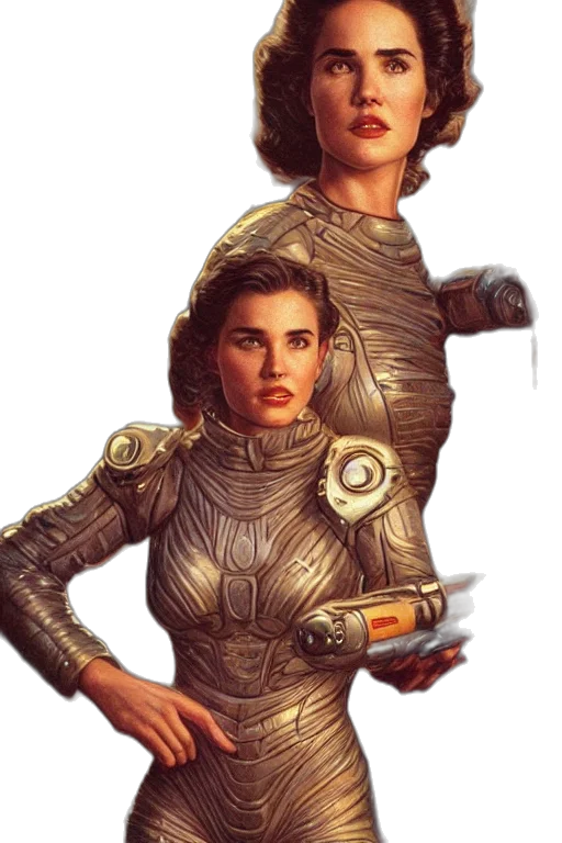 robot, concept art, comic book art, fantasy art transparent PNG cut-out