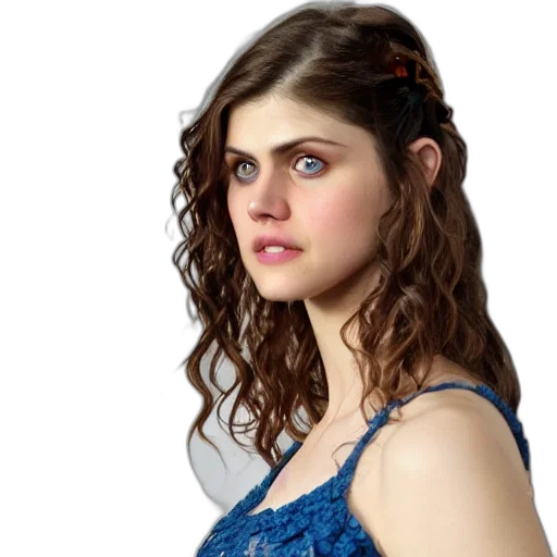dress, hair, face, crown transparent PNG cut-out