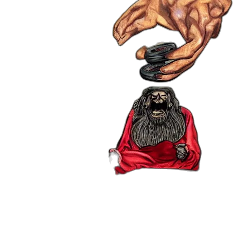 hair, creature, mask, staff, concept art, comic book art, pixel art, fantasy art transparent PNG cut-out