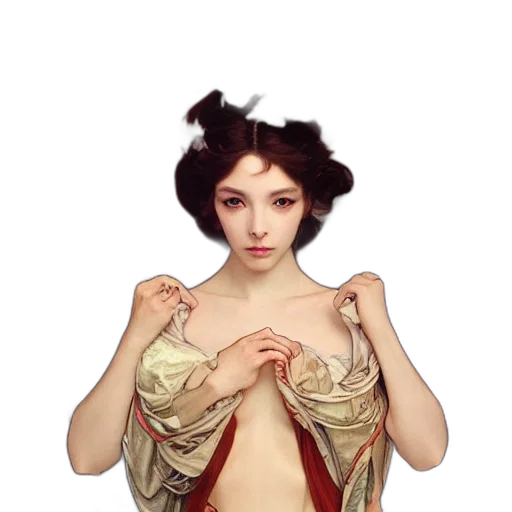 dress, jewelry, crown, fantasy art transparent PNG cut-out