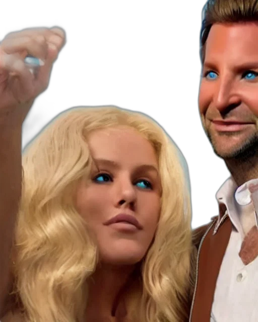 blonde, superman, looking, like transparent PNG cut-out