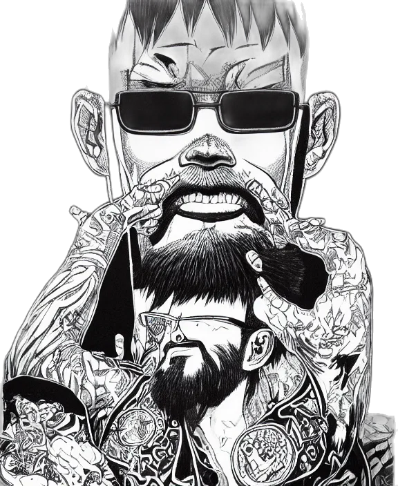 cartoon, comic book art, photorealistic, cyberpunk, highly, detailed, ink, illustration transparent PNG cut-out