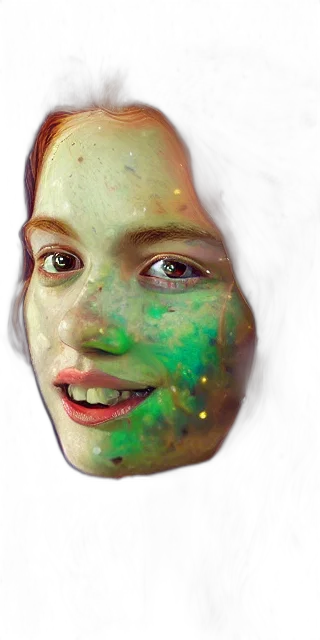 mask, face, creature, crown transparent PNG cut-out