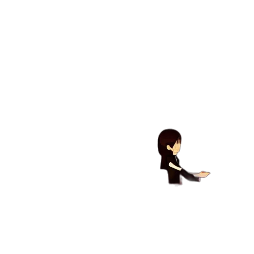 hair, staff, robot, creature transparent PNG cut-out