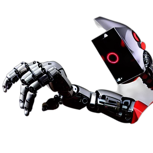 robot, cyberpunk, 3d render, concept art transparent PNG cut-out