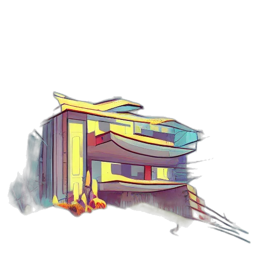building, furniture, weapon, robot transparent PNG cut-out