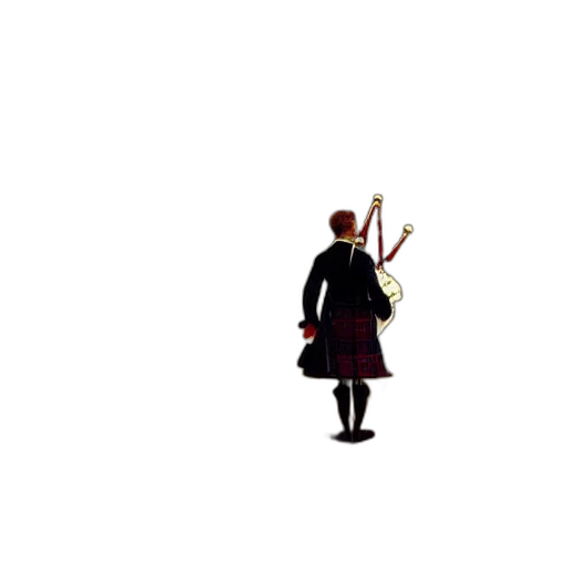 staff, dress, umbrella, hat transparent PNG cut-out