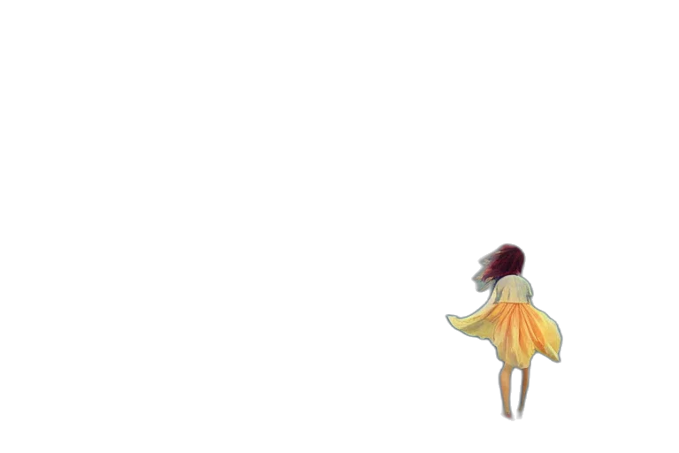 dress, shoes, flower, creature, pixel art, concept art, anime, watercolor transparent PNG cut-out