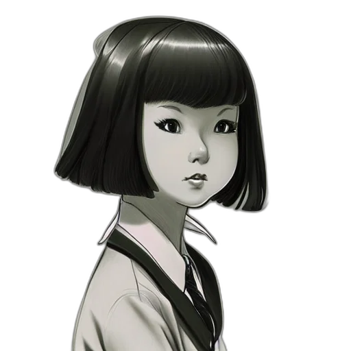 robot, face, jacket, staff transparent PNG cut-out