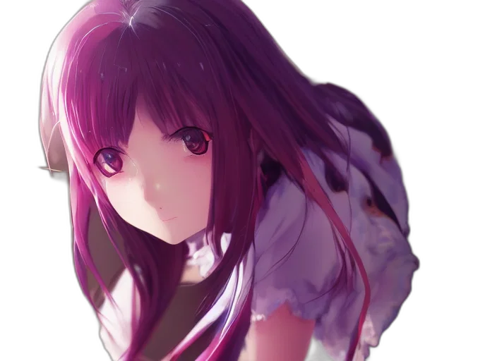 dress, face, creature, weapon transparent PNG cut-out