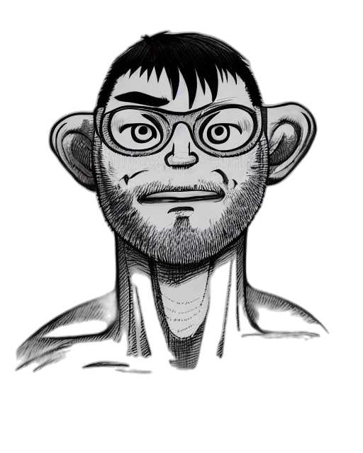 face, creature, staff, cartoon transparent PNG cut-out