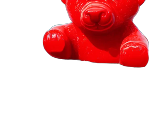 animal, mask, creature, food, 3d render, photorealistic, red, giant transparent PNG cut-out