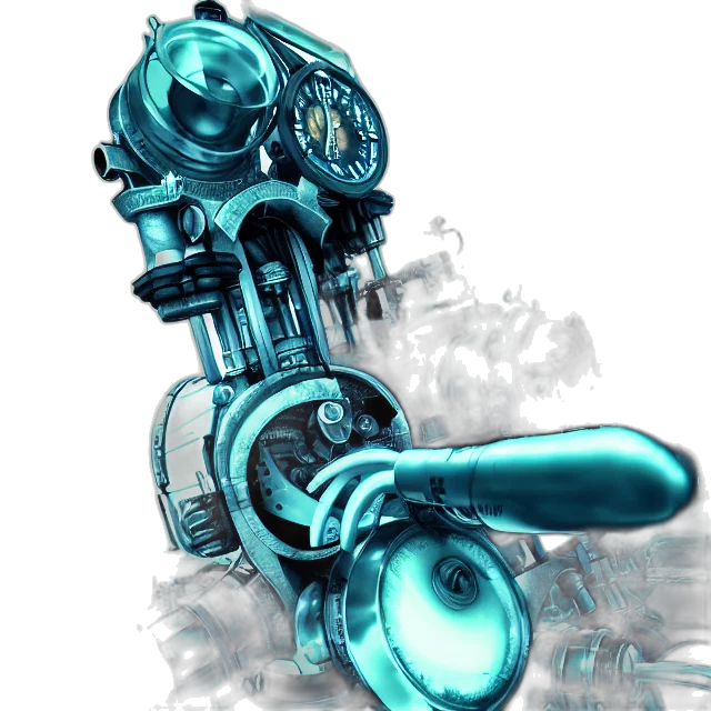 robot, weapon, staff, concept art transparent PNG cut-out