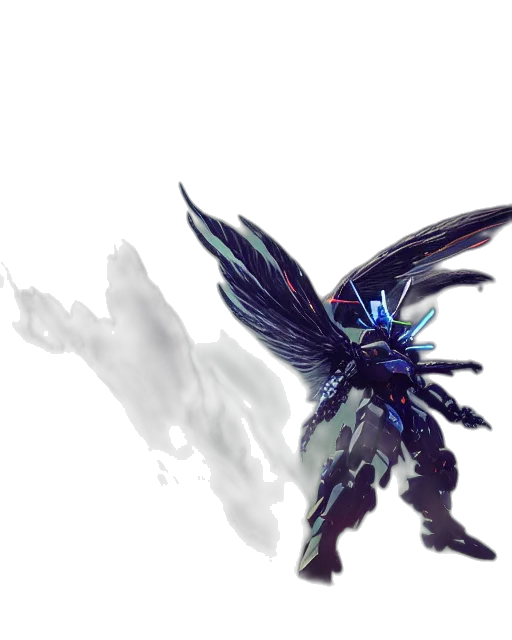 dragon, creature, weapon, robot, concept art, fantasy art, pixel art, 3d render transparent PNG cut-out