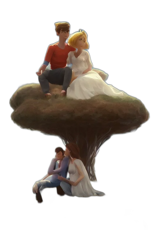 tree, crown, dress, hat transparent PNG cut-out