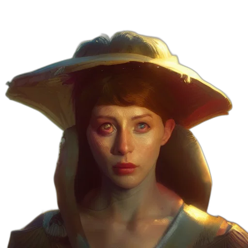 hat, face, robot, staff transparent PNG cut-out